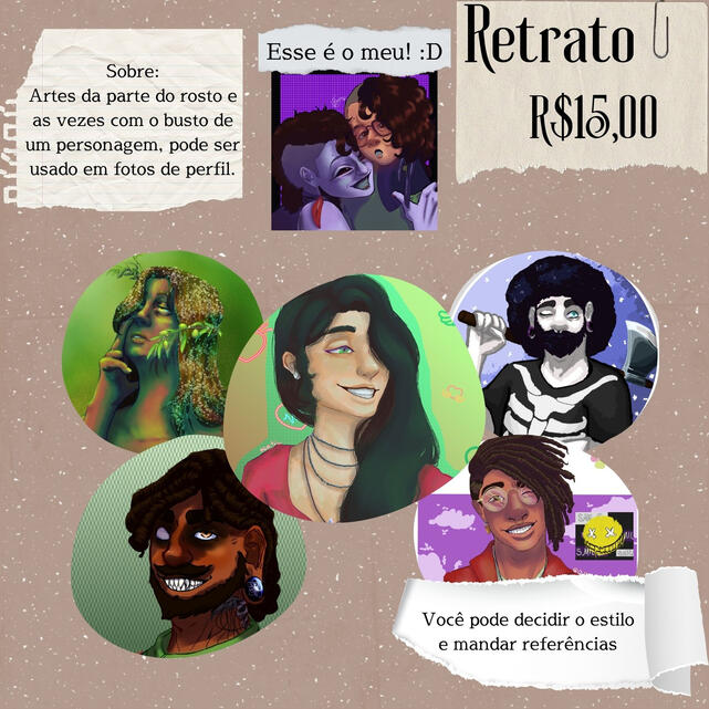 Retrato de personagem