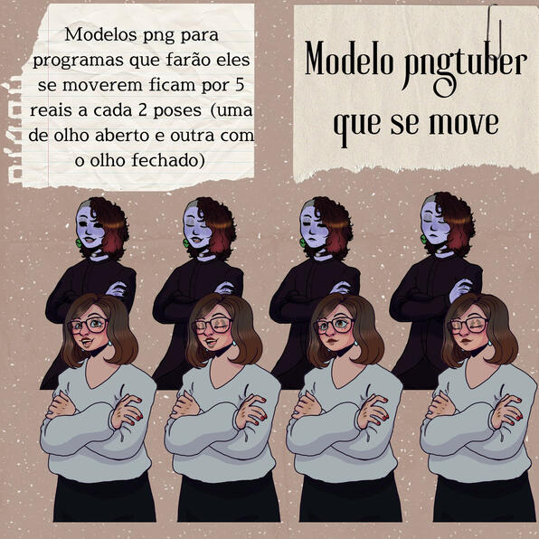 modelo pngtuber que se move